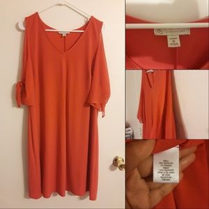 Like New Red Orange colored Dress